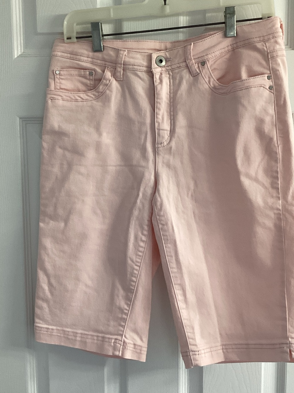 Tribal Pastel Pink Bermuda Shorts